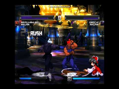 Mugen: Reimu Hakurei & Akuma Vs Orochi & Oni (Full Power)