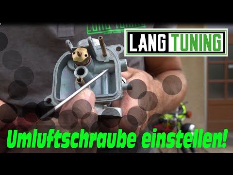 Umluftschraube einstellen LangTuning