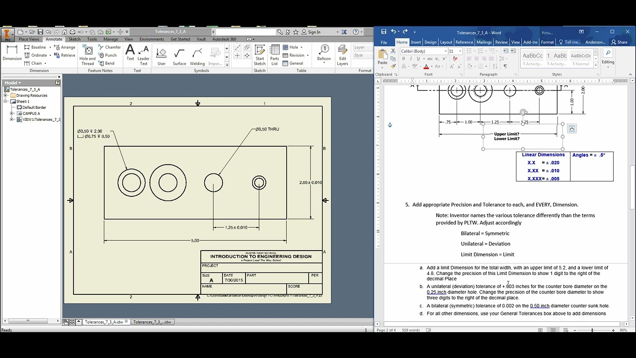 7.3 Making Tolerances Help