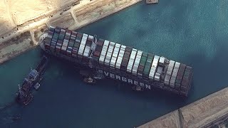 video: Ships divert around Africa as Ever Given blocks Suez Canal for fourth day