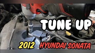 How To Do A TUNE UP | HOW TO REPLACE SPARK PLUGS | 2012 HYUNDAI SONATA