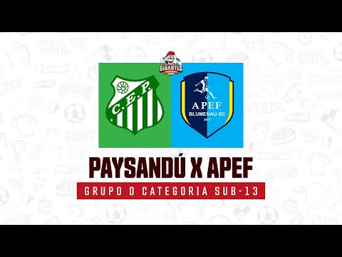 Paysandú 0x0 APEF • SUB-13 // Grupo D • AO VIVO