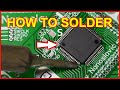 How to solder SMD TQFP LQFP package. Soldering Tutorial