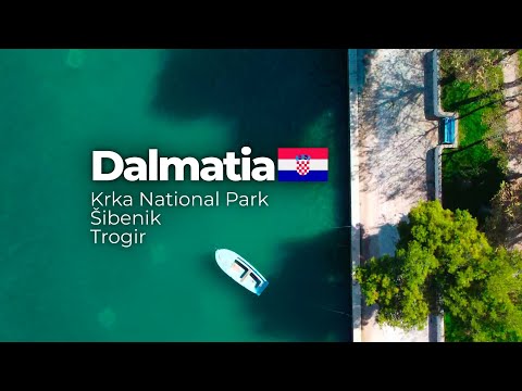Krka, Šibenik, Trogir | Dalmatia (Croatia 4k video) | Dalmacja (Chorwacja) | Dron 4k