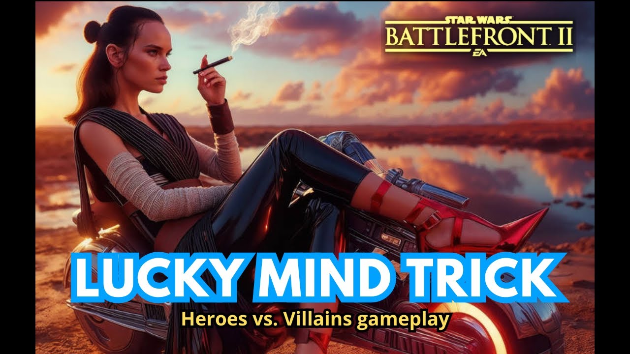 Lucky Mind Trick - Star Wars Battlefront 2 - HvV gameplay