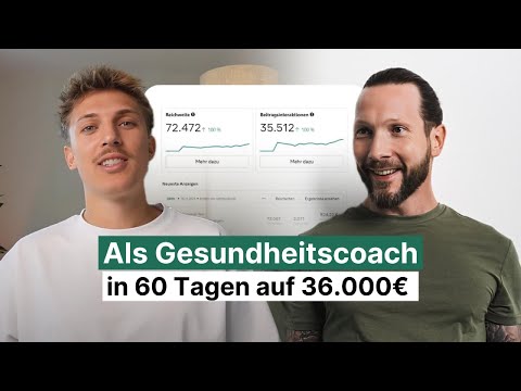 Als online Gesundheitscoach 36.000 € Umsatz mit nur 924 € Ad Spend