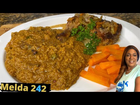 BAHAMIAN PIGEON PEAS N' GRITS (Great Recipe)