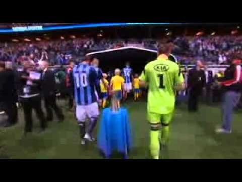 Mycket Vackert Rök Tifo Mellan Djurgårdens IF   IFK Göteborg Svenska Cupen Final 2013