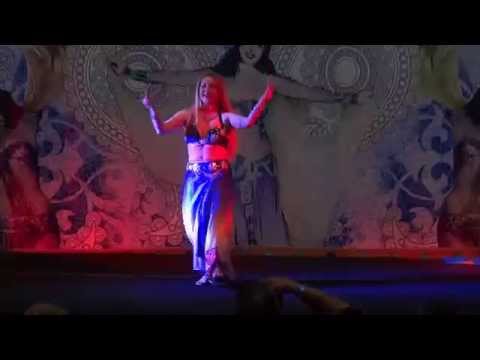 Mimi Sokolova dancing in Eilat festival-Israel