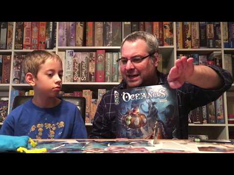 Oceanos Board Game Review!...with Justin and Max