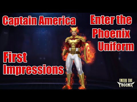 Captain America Enter the Phoenix Uniform First Impressions! (MFF)