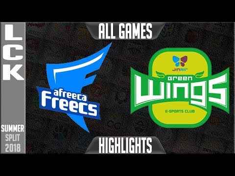 AFS vs JAG Highlights ALL GAMES | LCK Summer 2018 Week 3 Day 2 | Afreeca Freecs vs Jin Air Greenwing