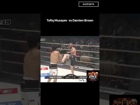 Tofiq Musayev vs Damien Brown #tofiqmusayev #tofiq #damienbrown #damien #brown  #mma #ufcgym #ufc