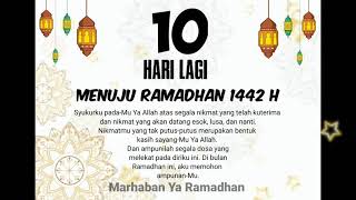 Download lagu 10 Hari Menuju Ramadhan 1442 H || Menghitung Mundur Ramadhan 2021 mp3
