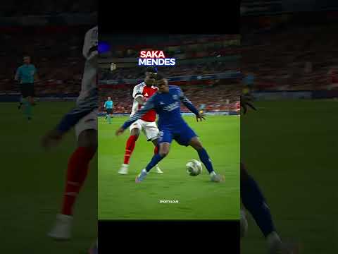 Saka destroyed PSG without scoring!!🎯