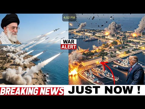 4:52 PM — Iranian Missiles Target U.S. Carrier, All Intercepted as 14 Military Sites Are Hit