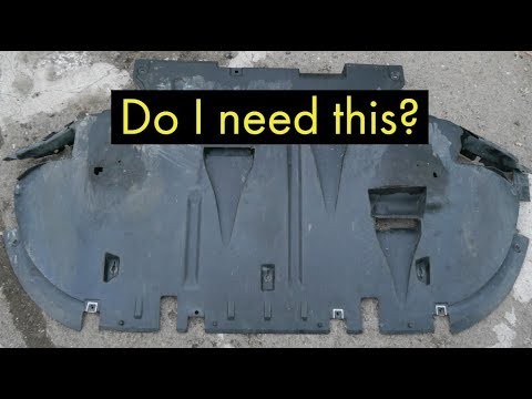 Audi C5 RS6 DIY - Engine Splash Shield / Undertray Removal