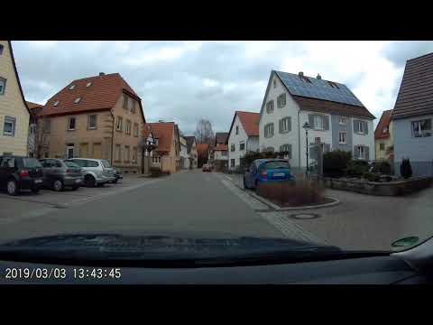 Fahrt durch Siegelsbach 3 2019