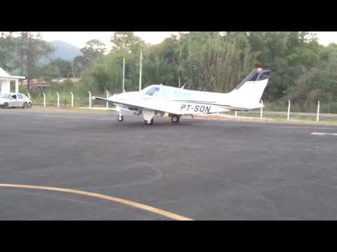 PT-SON baron g58 Acionamento e decolagem - SNOF