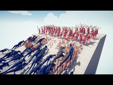 50X Raptor vs Every Unit - Totally Accurate Battle Simulator TABS