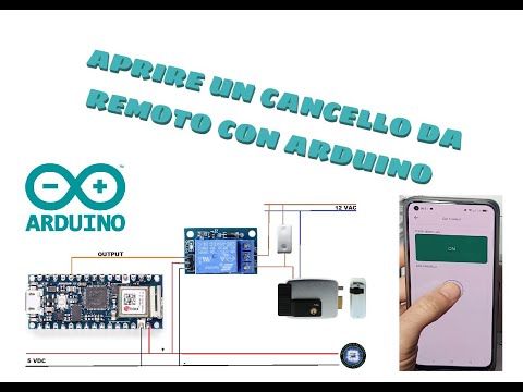 COME APRIRE UN CANCELLO CON LO SMARTPHONE UTILIZZANDO ARDUINO