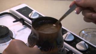 How To Make ELNAKHLEH Coffee With CardamoN  russian