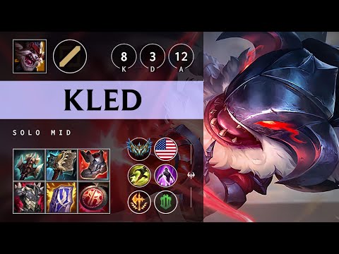 Kled Mid vs Irelia - NA Challenger Patch 25.18