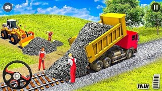 JCB Simulator: JCB Games 2024 - Railway Construction Simulator 3D - Android Gameplay