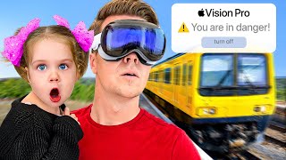 Surviving With Daughter in Apple Vision Pro