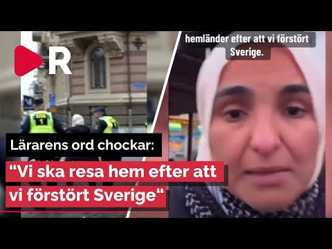 Läraren: "Vi ska åka hem efter att vi förstört Sverige"