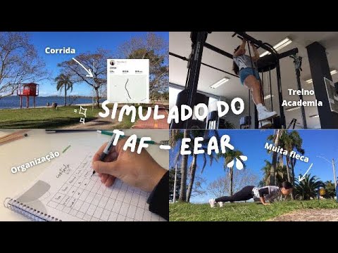 Simulado do TAF - EEAR + como estou treinando