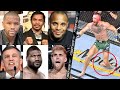 PRO FIGHTERS REACT TO CONOR MCGREGOR BREAKING ANKLE & LOSING TO DUSTIN POIRIER | UFC 264