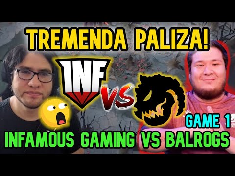 😲TREMENDA PALIZA!😲BENJAZ ANALIZA LA PARTIDA DE BALROGS VS INFAMOUS [GAME 1/BO3] | DOTA 2