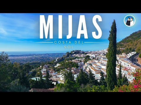 Mijas e Cala de Mijas (Málaga, Espanha) - Melhor cidade montanhosa caiada da Costa del Sol *SUBT EN ESPAÑOL*
