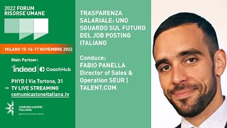 Youtube: Talk Show | TRASPARENZA SALARIALE: UNO SGUARDO SUL FUTURO DEL JOB POSTING ITALIANO