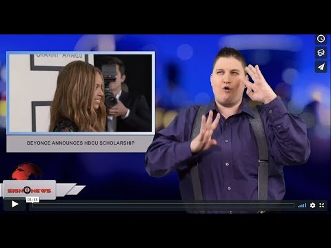 Beyonce announces HBCU scholarship (ASL - 4.16.18)