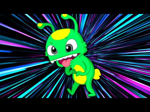 Groovy The Martian hypnotic theme park educational full episodes! Cartoon for kids & Nursery Rhymes