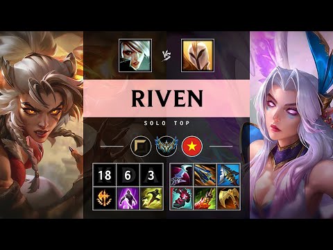 Riven Top vs Kayle - VN Challenger Patch 25.18