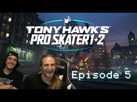 We almost get hit by a taxi!? - Tony Hawk's Pro Skater 1 + 2 : PART 5