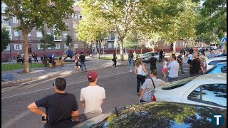 La avenida de los Reyes Católicos acoge el primer día de grabación de 'Memento Mori'