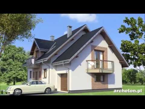 Projekt domu Helena Eko - archeton.pl