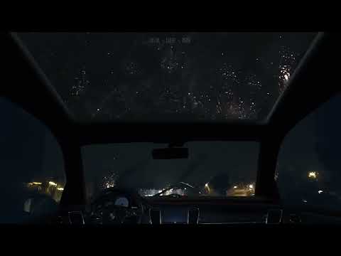 Nachts Regen im Auto - 10 Stunden Perfekt zum Einschlafen, Lernen & entspannen