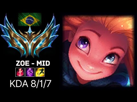 Zoe Mid vs Lucian - BR Challenger - League of Legends