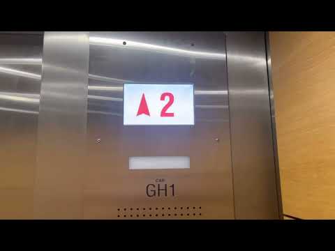 Talkative Schindler HXPress Hydraulic Elevator @ Concourse A, Spartanburg Airport, Greer SC