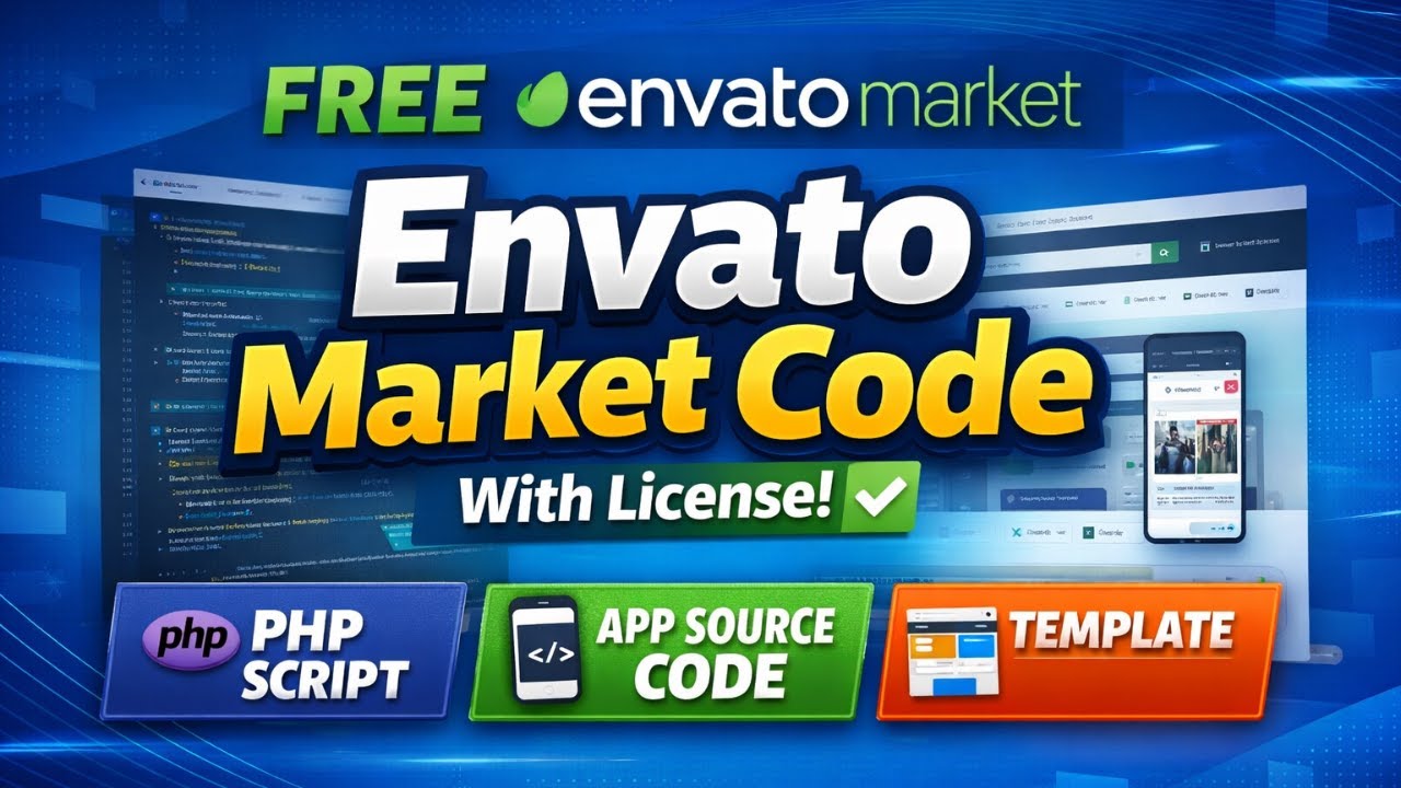 Download Envato Code Free | 2000+ Source Code with License (Codecanyon + Themeforest)