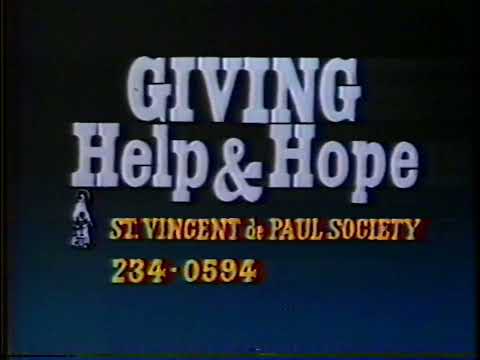 Giving Help and Hope St Vincent de Paul Society Trucks TV Commercial KPTV Portland March 1983