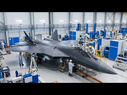 Su-57 Factory: Improved Stealth RAM Coating & Robotic Radar Absorbent Process Revealed