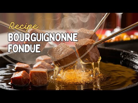 Authentic Fondue Bourguignonne Recipe 🥩 | Perfect for Cozy Nights & Dinner Parties