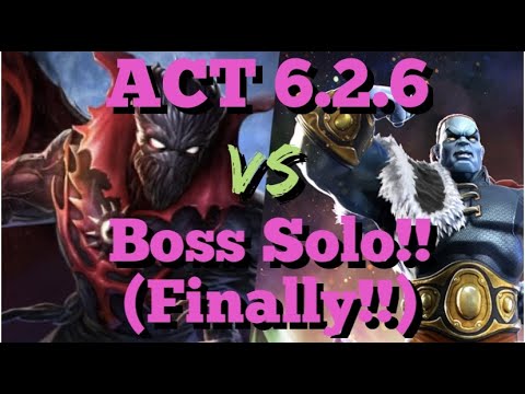 MCOC - ACT 6.2.6 - I finally soloed The Champion Boss! - Symbiote Supreme Vs The Champion Boss Solo!