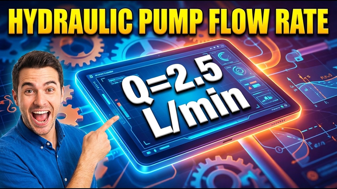 Hydraulic Pump Flow Rate Calculator
